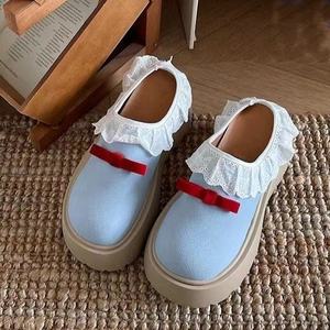 Nouvelles chaussures Bocken 2025 à semelle souple et bordure en dentelle pour femmes - Antidérapantes, confortables, respirantes, en PU, toutes saisons, pour personne pressée - Product Image 2