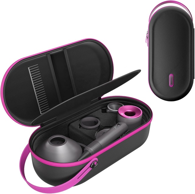 For Dyson Supersonic/Shark Flex Style Case Hard EVA Travel Bag for Hair Dryer & Styling Attachments (Compact Protective Storage)