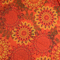 Tissu tricoté en jersey crêpe unique Design floral vintage pour femmes Impression numérique extensible dans les 4 sens pour robes pour vêtements pour filles