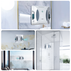 Nettoyeur de vitres intelligent sans fil Fmart, télécommande, application, <span class=keywords><strong>lave</strong></span>-vitres, outil de lavage de vitres, <span class=keywords><strong>robot</strong></span> de nettoyage de vitres CE - Product Image 6