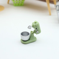 Nouveauté : Ensemble de cuisine miniature pour poupée à l'échelle 1:12, jouet en plastique à monter soi-même avec mixeur miniature