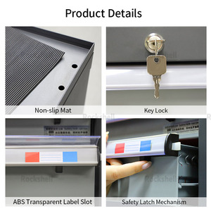 72 inch tùy chỉnh công cụ kim loại xe đẩy Tủ hội thảo thiết bị ngực cán lưu trữ Cán công cụ giỏ hàng - Product Image 2