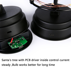 Mini 10.2 Inch Nhân Tạo USB Cây Giáng Sinh Màu Đen & Trắng Trang Trí Nội Thất Nguồn Cung Cấp Mục Đích Danh Mục Sản Phẩm - Product Image 4