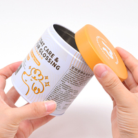 Boîte en métal ronde personnalisée avec logo, qualité alimentaire, pour poudre de matcha, thé, café, boîte à thé