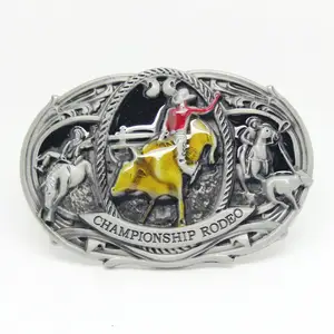 Western cowboy Golden Knight fashion, boucle de ceinture en métal, personnalisée, transfrontalière, une pièce, livraison directe
