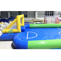 Terrain de savon de Football d'eau d'adolescent professionnel zone de Football gonflable terrain de jeu de Football savonneux gonflable terrain de jeu de Football