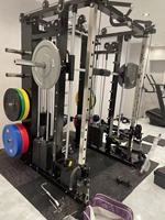 Freeman Gym acier tout-en-un câble croisé poulie de rack de puissance multi-fonctionnelle Smith Machine musculation