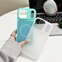 Coque de téléphone en TPU et PC couleur bonbon pour iPhone 17 Pro Max 16 15 14 Plus 13 12, compatible avec la recharge magnétique sans fil, coque arrière pour téléphone portable