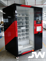 Máquina Expendedora de Ramen, Pizza y Fideos de Autoservicio con Pantalla Táctil, Wi-Fi, Capacidad para 300-600, Múltiples Opciones de Pago, en Venta