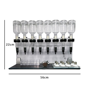 Distributeur de parfum à 8 têtes en une seule rangée avec emballage en plastique et en verre et garantie d'un an, manuel inclus, capacité de 200 ml - Product Image 3