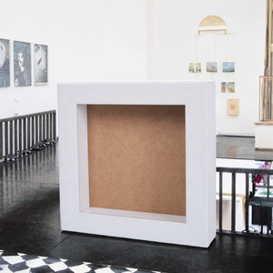 8x8 sâu 3D mô hình vuông khung hộp bóng với plexiglass 9x9 10x10 12x12 khung kính nhắm mục tiêu khán giả nghệ nhân thu gom - Product Image 2