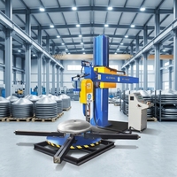 Machine de polissage à vitesse variable JOTUN pour fonds de cuves sous pression, machine de rectification de surface pour têtes de réservoirs métalliques