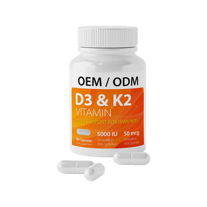Greenpie OEM Private Label Vitamine <span class=keywords><strong>D3</strong></span> K2 <span class=keywords><strong>10000</strong></span> IE Ondersteuning voor botten, hart en immuunsysteem Voedingssupplement <span class=keywords><strong>D3</strong></span> K2 Capsules - Product Image 5