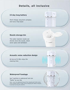 <span class=keywords><strong>Hydropulseur</strong></span> personnalisé en gros nettoyage des dents appareil <span class=keywords><strong>dentaire</strong></span> portable IPX7 étanche Jet irrigateur oral portable de voyage - Product Image 6