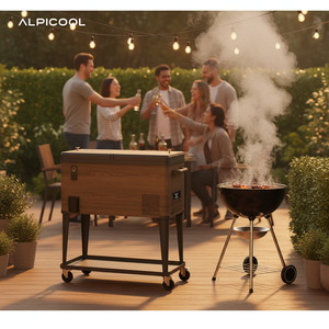 Réfrigérateur portable Alpicool grande capacité avec congélateur, glacière à compresseur 12V, pieds amovibles, pour voiture, avec plateau inférieur - Product Image 6