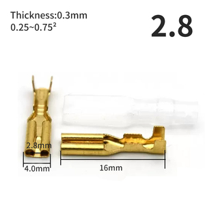 Обжимные клеммы с гнездовой ЛОПАТКОЙ, 4,8 мм - Product Image 3