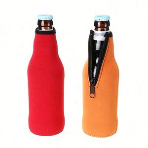 Funda de Neopreno para Botellas de Cerveza con Cierre, Diseño Personalizado, Económica y en Oferta, Funda Portátil para Botellas de Cerveza - Product Image 6