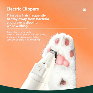 Tondeuse à griffes automatique sans fil rechargeable pour chiens et chats, en céramique ABS, portable, avec lumière LED - Product Image 6