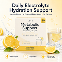 Poudre d'électrolytes hydratants : Quatre éléments essentiels (Sodium, Potassium, Magnésium, Calcium) pour le métabolisme et l'hydratation quotidiens des adultes