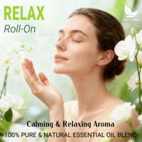 Coffret Cadeau Huiles Essentielles Relaxantes pour un Bon Sommeil et Énergie – Huiles Florales Mélangées en Roll-on pour Diffuseur d'Arômes, Massage Corporel et Soin de la Peau