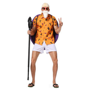 हेलोलीन गोकू एनिमेटेड फिल्म सात ड्रेगन राक्षस किंग स्टेज पुरुषों के वयस्क सूट और सेट - Product Image 3