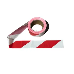 Warning Tape For Energetic Cable Warning Tape Red White Warning Tape Machine