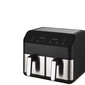 Nueva Freidora de Aire Digital de Acero Inoxidable, Horno Eléctrico de Gran Capacidad de 8L para Uso Doméstico y en Autocaravanas, Color Plateado, Calidad Garantizada - Product Image 1