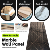 Nouveau produit : panneau mural flexible, imperméable, en WPC, fibre de bambou, placage de bois de bambou pour appartement et hôtel