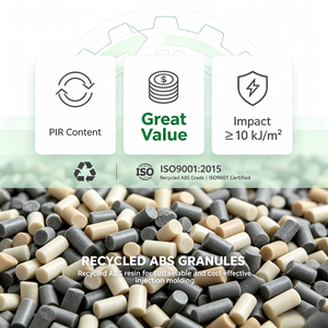 Granulés <span class=keywords><strong>ABS</strong></span> recyclés, pastilles de plastique <span class=keywords><strong>ABS</strong></span> recyclé, résine reconditionnée pour le moulage par injection général et les biens de consommation - Product Image 2