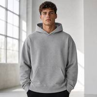 Sweat-shirts à capuche personnalisés en molleton de coton épais, coupe oversize, épaules tombantes, vierges, pour marque de streetwear