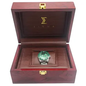 Высшее качество, оптовая продажа, упаковка для хранения логотипа на заказ, деревянная роскошная коробка для часов