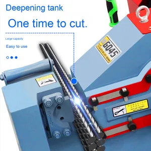Fully Automatic GQ40 Weighted Shearing Machine New Essential Construction Motor Rebar <b>Cutter</b> Gear Engine Steel Bar Cutting Tool - Product Image 3