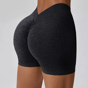 GC v back ليغنغز شورت للنساء v cut scrunch shorts v back scrunch shorts para mujer ليغنغز رفع