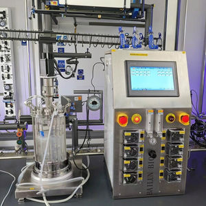 Высокое качество 20 л стеклянный ферментер Bailun оборудование для BLBIO-20GJA химии механическое перемешивание двигателя биореактор - Product Image 1