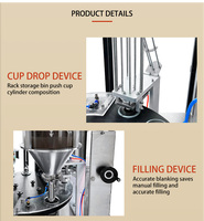 Machine de remplissage et de scellage entièrement automatique pour capsules de café Nespresso Kcup