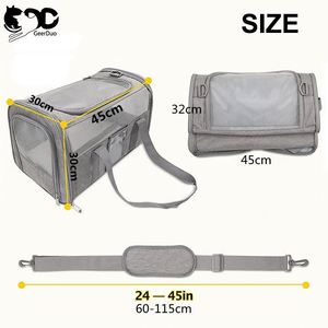 Échantillon gratuit : Sac de transport multifonctionnel pour animaux de compagnie, approuvé par les compagnies aériennes, respirant, avec ventilation à 4 directions - Product Image 4