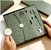 Ensemble cadeau de carnet personnalisé de papeterie en cuir à couverture rigide de luxe avec logo personnalisé et stylo Produits uniques
