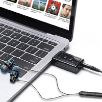 Pilote audio Entrée microphone 7.1 canaux et sortie haut-parleur 3.5mm 71 Carte son USB externe