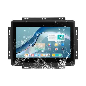 Monitor touchscreen capacitivo ad alta risoluzione lcd industriale esterno ip67 ip65 monitor touchscreen impermeabile da 7 pollici incorporato