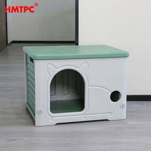 Çağdaş şık Modern katı desen eklenmiş plastik kedi yatakları Pet ev mobilyaları - Product Image 3