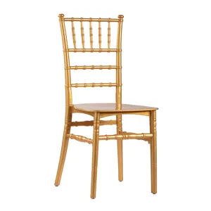 Top Quality Chiavari Chair Gold Dining Chairs Wedding Chairs Hotel Furniture Hotel Banquet Restaurant Modern Antique 100pcs