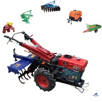 Tracteur diesel 4x4, tracteur de jardin, tracteur à conducteur marchant à pied, marque NP