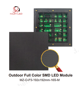 โมดูลแผงจอแสดงผล LED P3 ขนาด 192x192 มม. ความสว่าง 5000cd รับประกัน 2 ปี สำหรับใช้งานกลางแจ้ง - Product Image 2