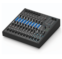 Console de mixage audio professionnelle 12 canaux avec interface USB intégrée pour studio d'enregistrement et diffusion en direct