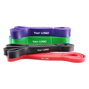 Pulseira de assista para exercício, banda de fitness, exercício de força, logotipo personalizado, látex, estiramento, puxar para cima, faixas de resistência