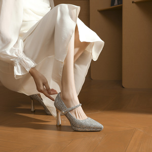 Zapatos Formales de Tacón Alto Elegantes y Sensuales para Mujer, con Tacón de Aguja Antideslizante, Transpirables y Atemporales para Fiestas, Bodas y Eventos de Moda - Product Image 6