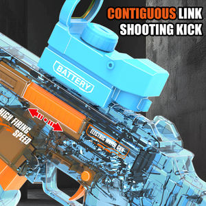 Neue elektrische Wasser pistole mit LED elektrische automatische Wassers pritz pistole für Kinder Sommers pielzeug Pool Party Blaster Spielzeug - Product Image 3