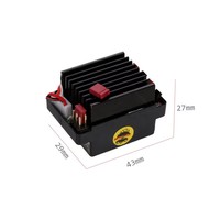 Contrôleur de vitesse moteur ESC métallique brossé 6-12V 320A pour bateaux et voitures RC, modèles 1:10 RC Crawler Axial SCX10 AXI03007 90046 TRX4
