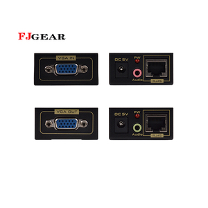 FJGEAR Factory Audio and Video 1080P signal VGA <strong>Extender</strong> 100m Vga <strong>Extender</strong> Cat5 Vga <strong>Extender</strong> <strong>Usb</strong> - Product Image 1