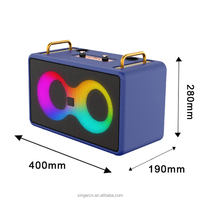 Boîte de son karaoké M4402 M4403, machine karaoké portable sans fil avec micro pour la famille, la maison, les soirées KTV, enceintes portables